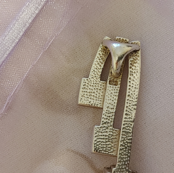 Silver and cz pendant - Picture 2 of 3